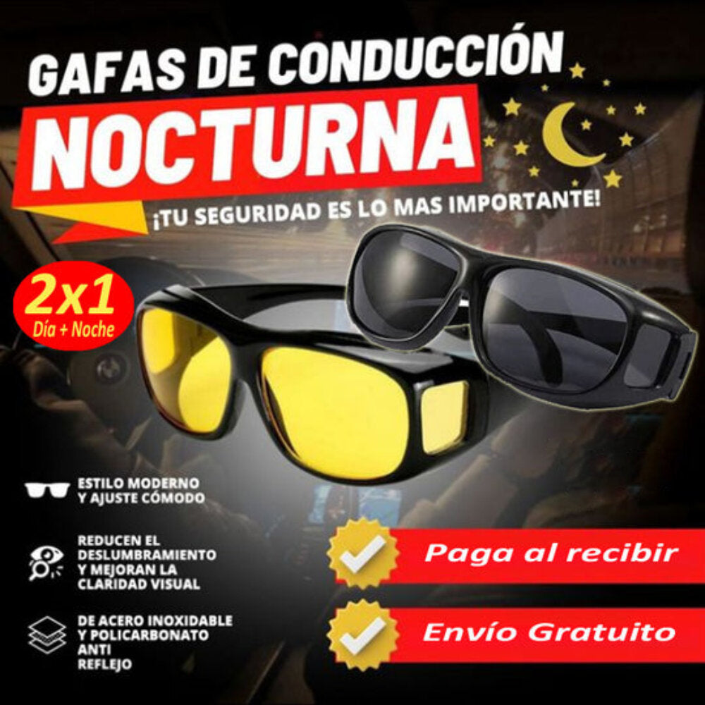 Mega Pack de Lentes HD para Conducir de Día y de Noche